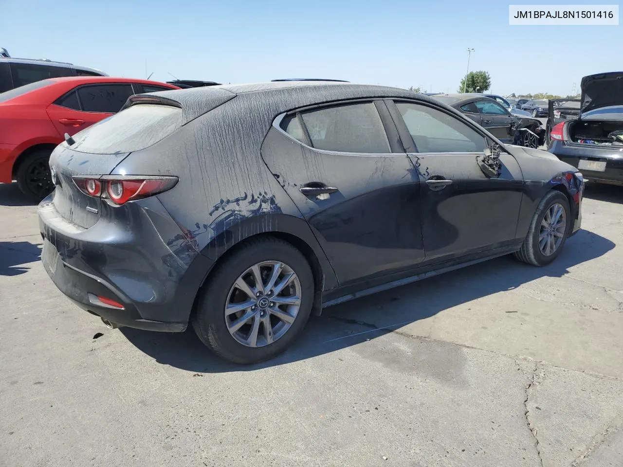 2022 Mazda 3 VIN: JM1BPAJL8N1501416 Lot: 73346664