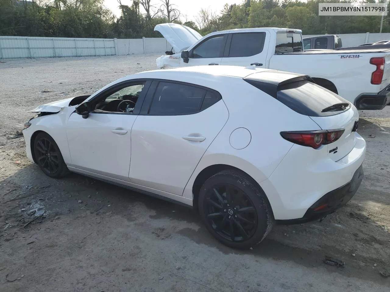 2022 Mazda 3 Premium VIN: JM1BPBMY8N1517998 Lot: 73514244