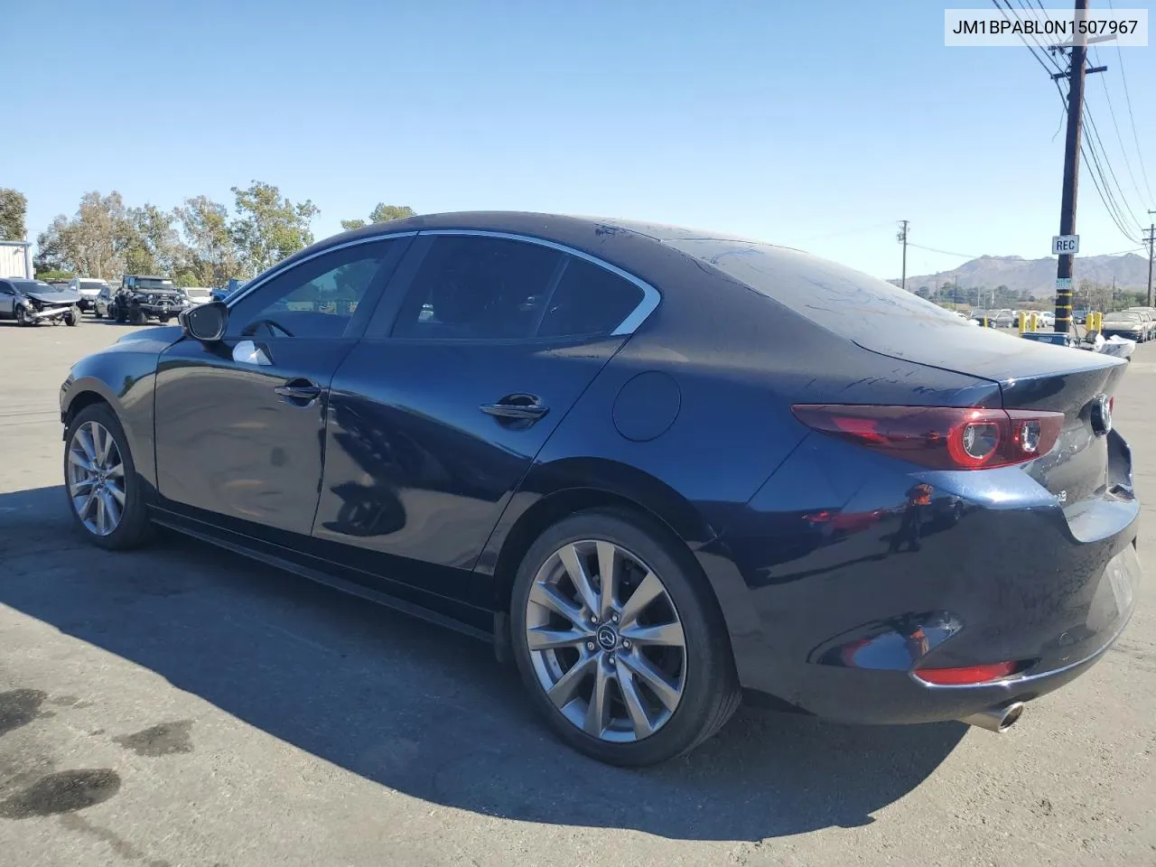 2022 Mazda 3 Select VIN: JM1BPABL0N1507967 Lot: 75385064