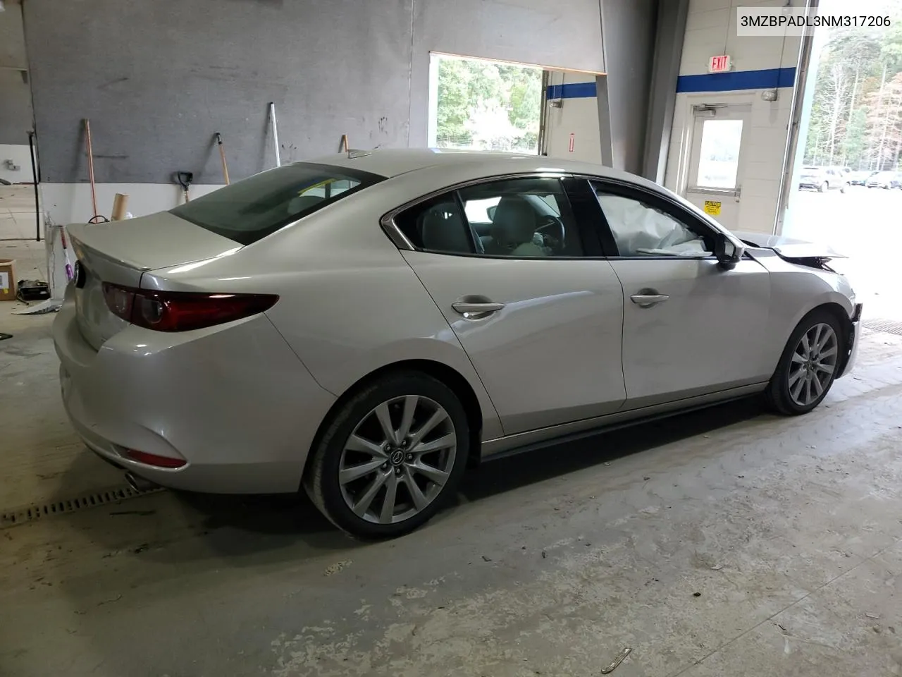 2022 Mazda 3 Premium VIN: 3MZBPADL3NM317206 Lot: 76184724