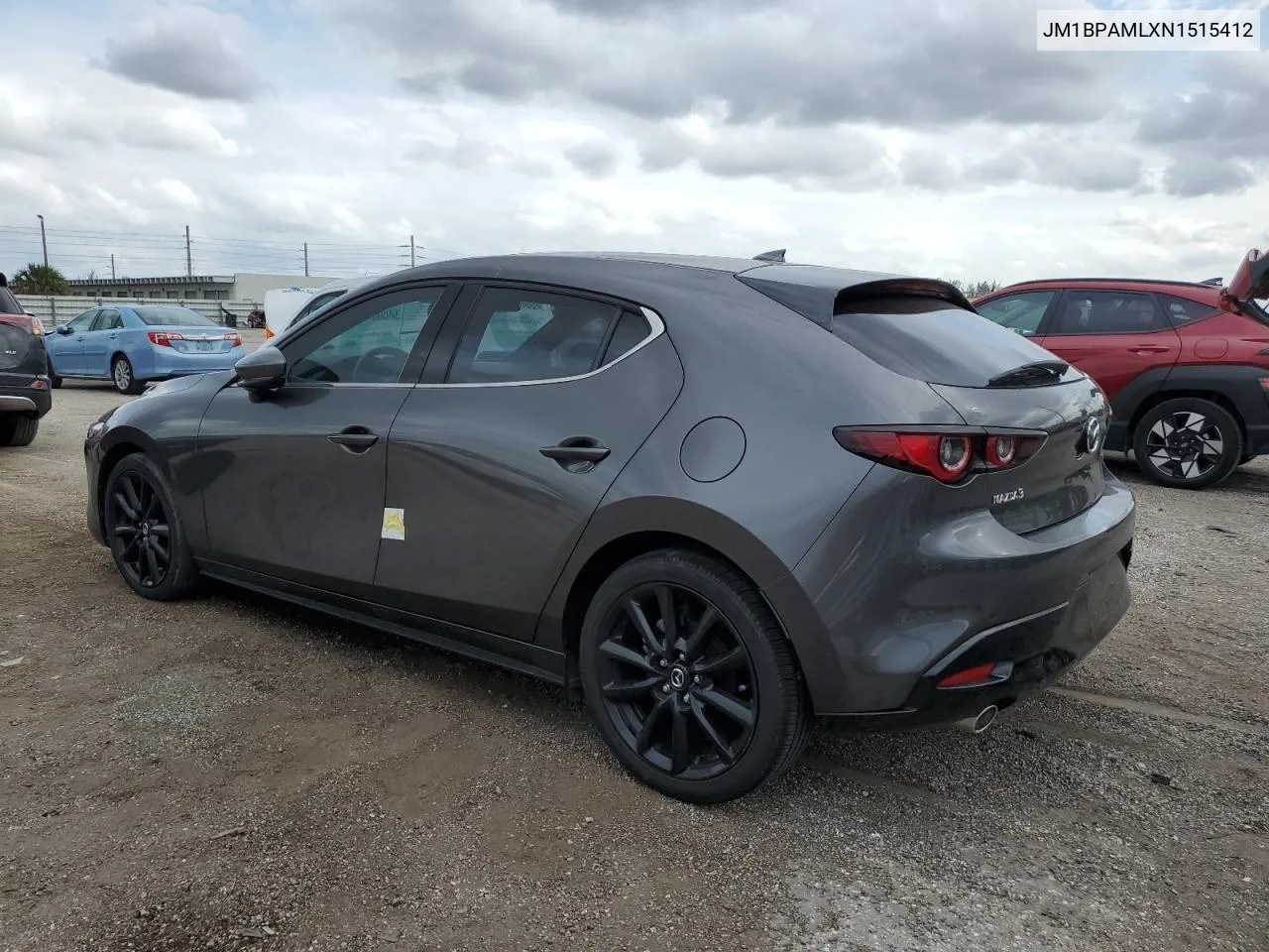 2022 Mazda 3 Premium VIN: JM1BPAMLXN1515412 Lot: 76951614