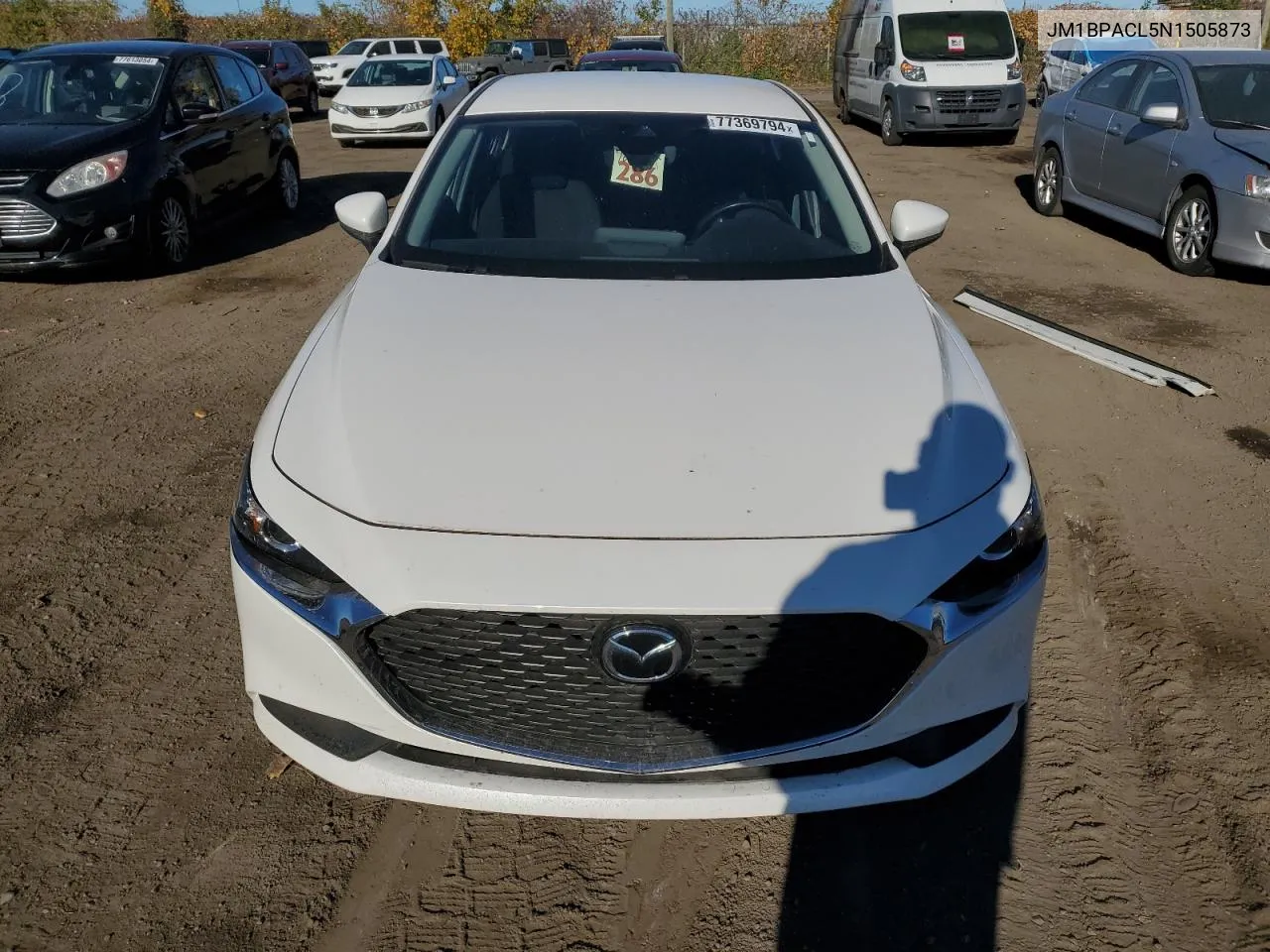 2022 Mazda 3 Preferred VIN: JM1BPACL5N1505873 Lot: 77369794