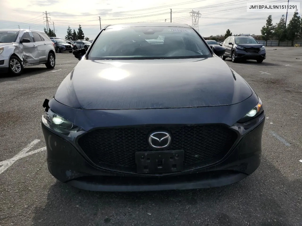 2022 Mazda 3 VIN: JM1BPAJL9N1511291 Lot: 79245224