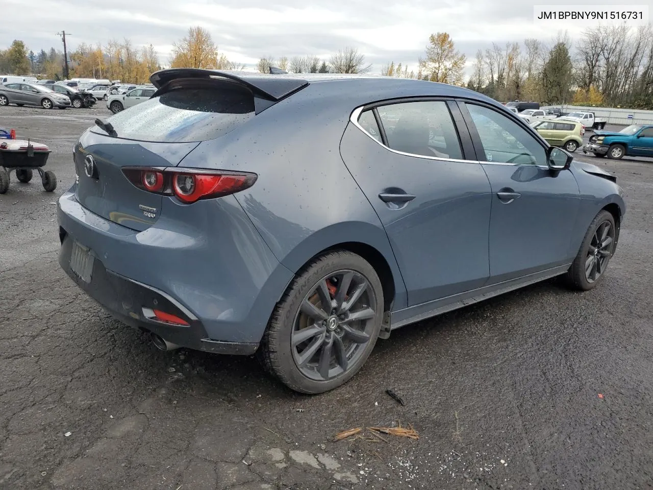 2022 Mazda 3 Premium Plus VIN: JM1BPBNY9N1516731 Lot: 81562704