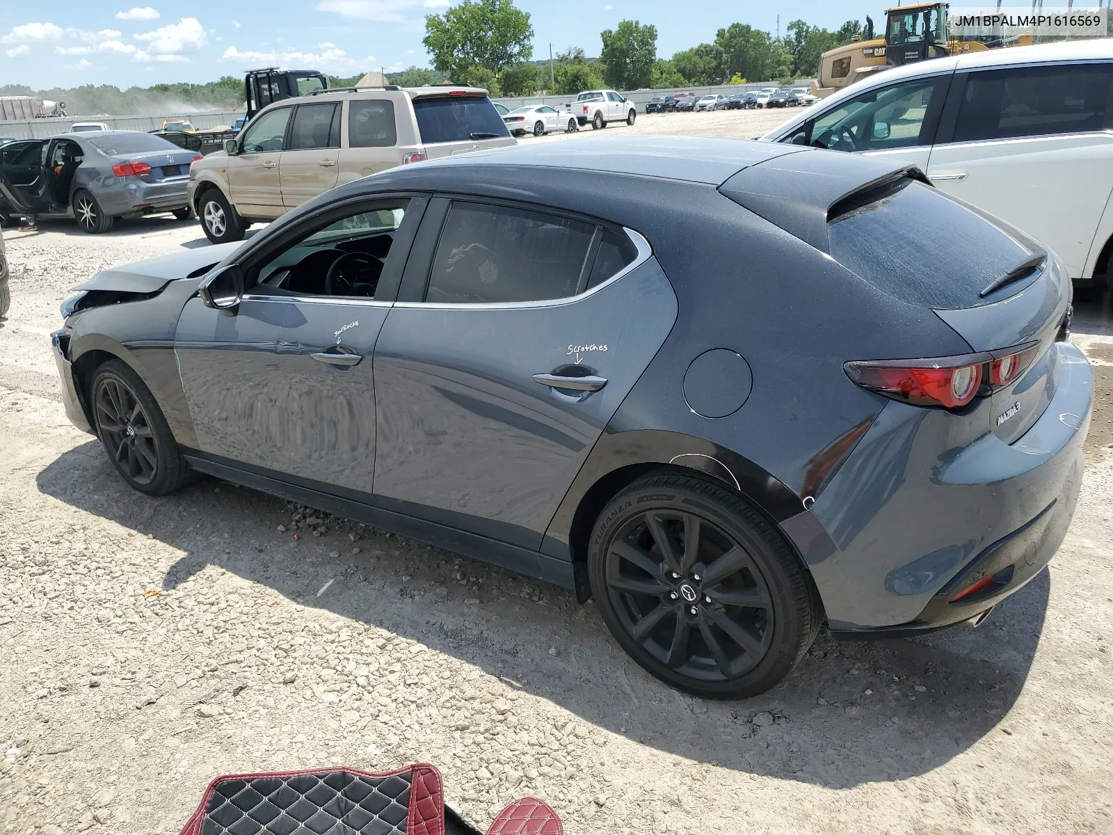 2023 Mazda 3 Preferred VIN: JM1BPALM4P1616569 Lot: 60911084