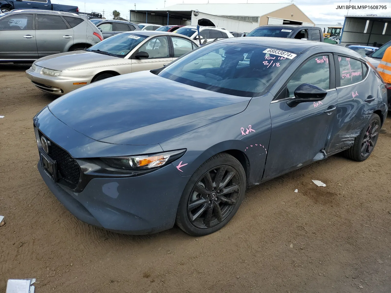 2023 Mazda 3 Preferred VIN: JM1BPBLM9P1608795 Lot: 68833874