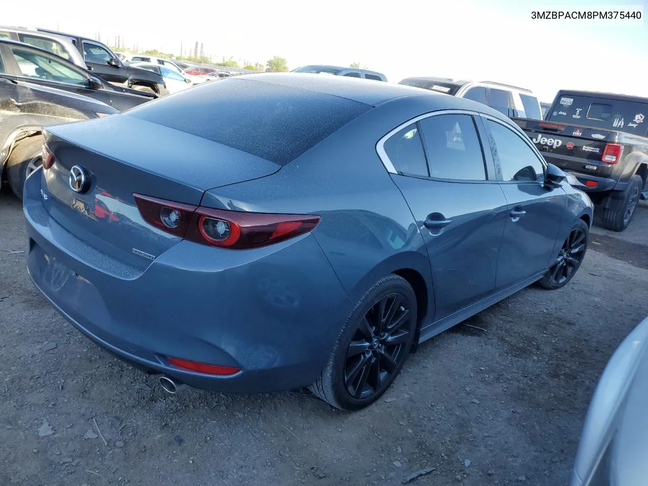 2023 Mazda 3 Preferred VIN: 3MZBPACM8PM375440 Lot: 69449584