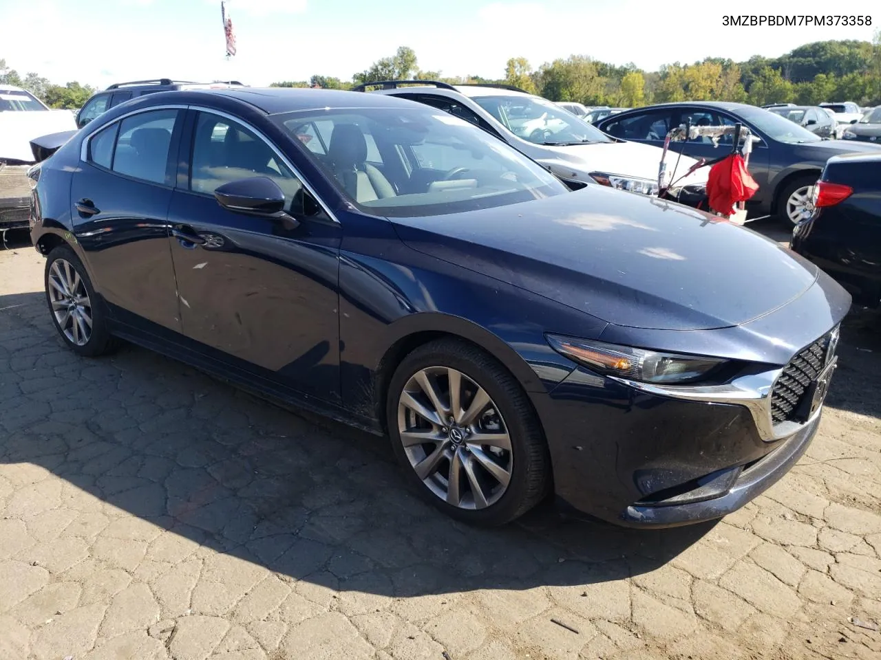 2023 Mazda 3 Premium VIN: 3MZBPBDM7PM373358 Lot: 70170684