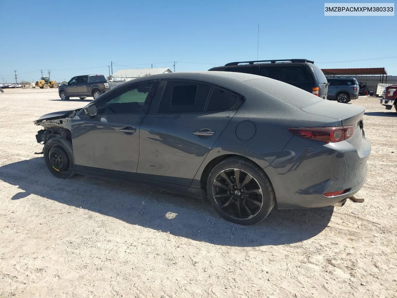 2023 Mazda 3 Preferred VIN: 3MZBPACMXPM380333 Lot: 71099124