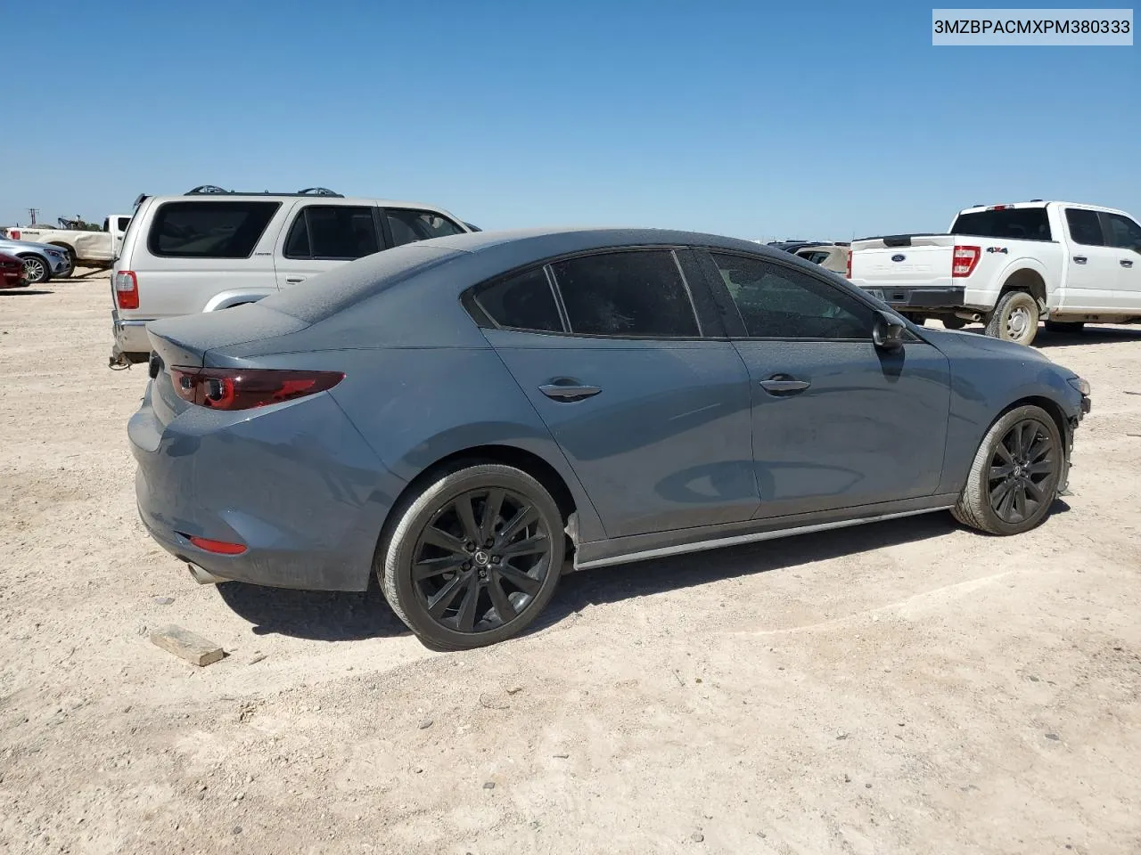 2023 Mazda 3 Preferred VIN: 3MZBPACMXPM380333 Lot: 71099124