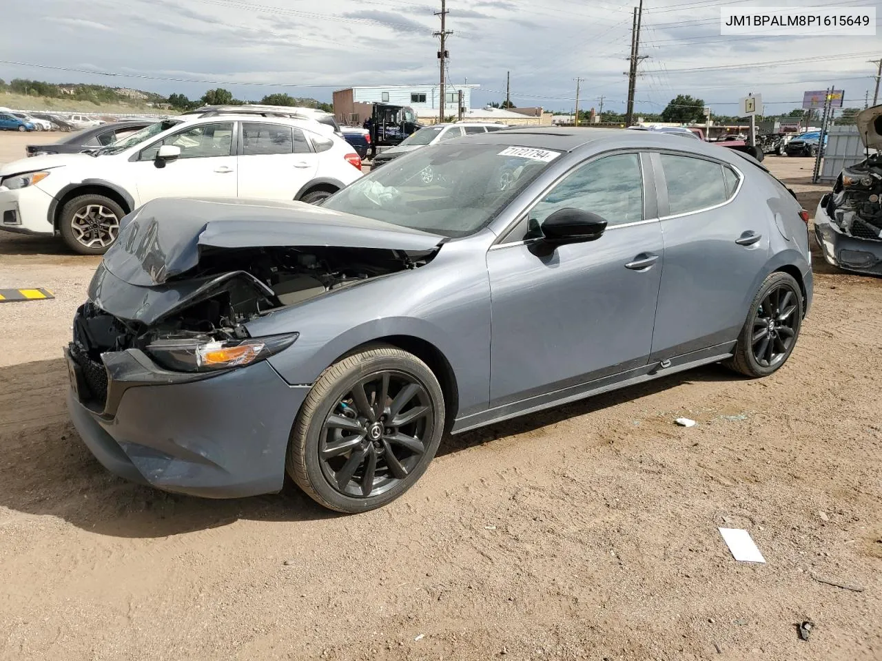 2023 Mazda 3 Preferred VIN: JM1BPALM8P1615649 Lot: 71727794