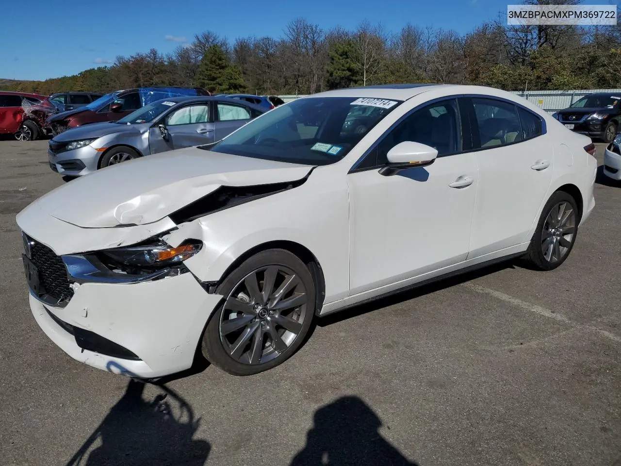 2023 Mazda 3 Preferred VIN: 3MZBPACMXPM369722 Lot: 74107214