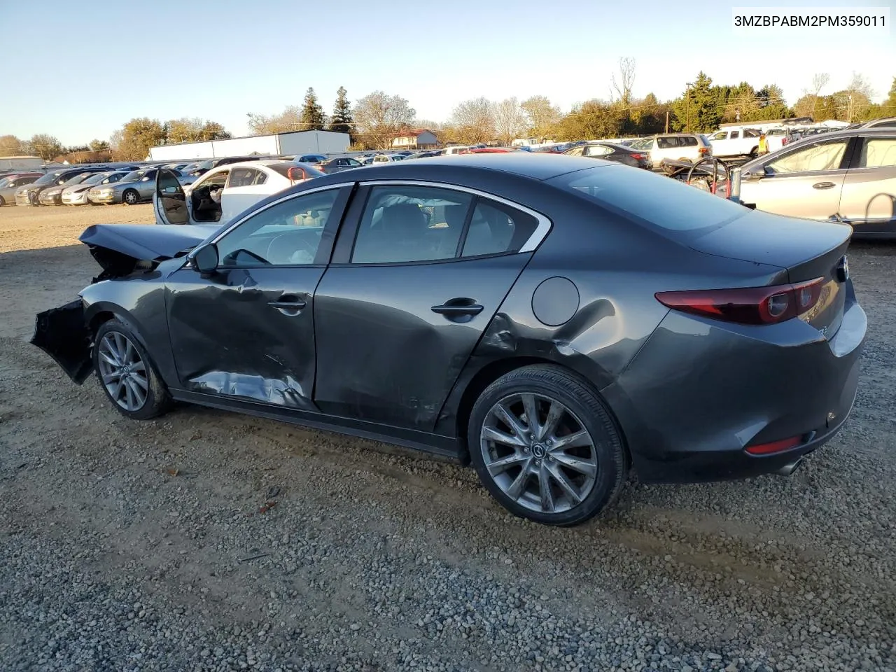 2023 Mazda 3 Select VIN: 3MZBPABM2PM359011 Lot: 80309024