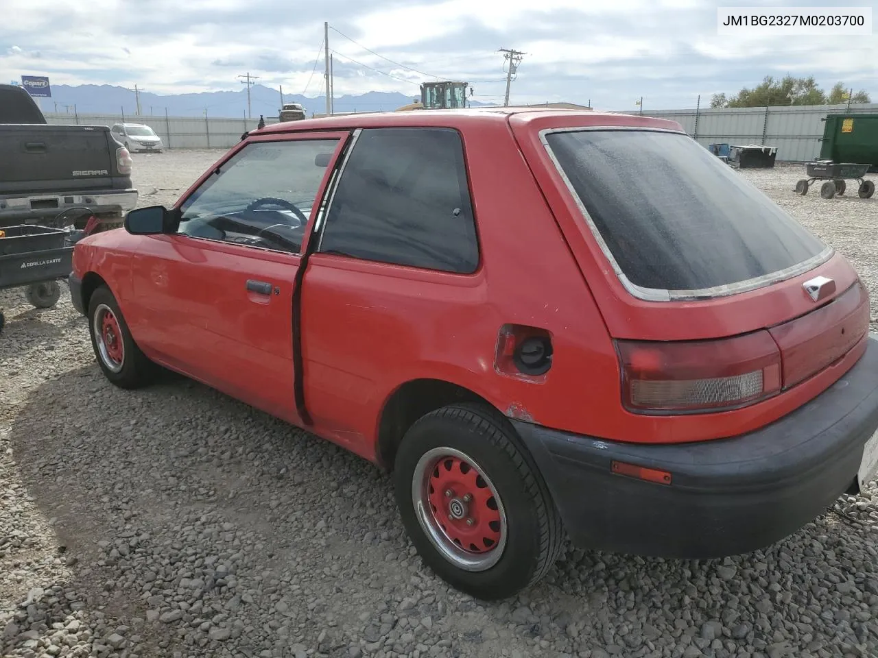 1991 Mazda 323 Base VIN: JM1BG2327M0203700 Lot: 71834664