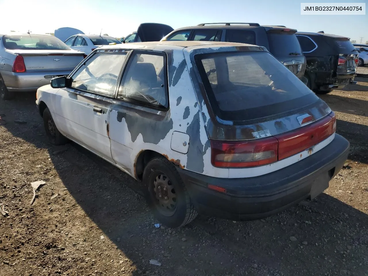 1992 Mazda 323 Base VIN: JM1BG2327N0440754 Lot: 74039094