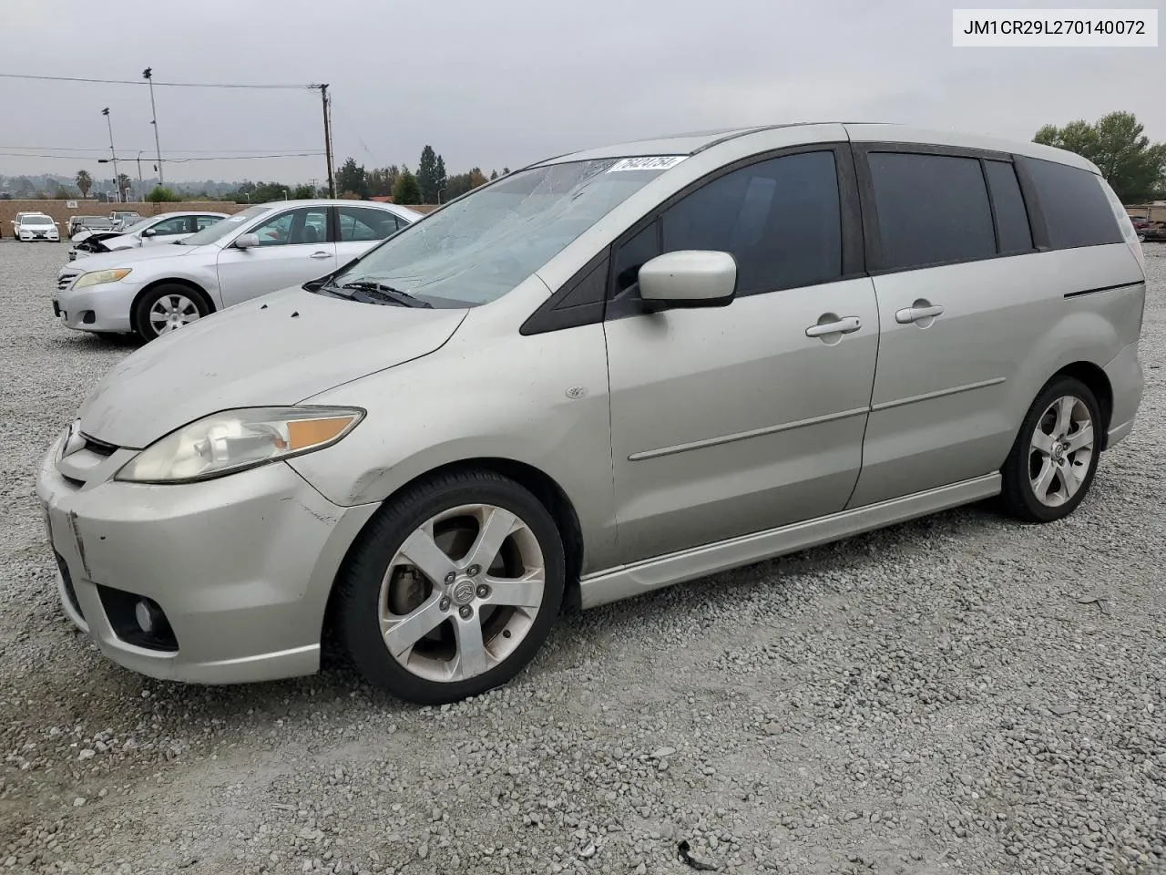 2007 Mazda 5 VIN: JM1CR29L270140072 Lot: 76424754