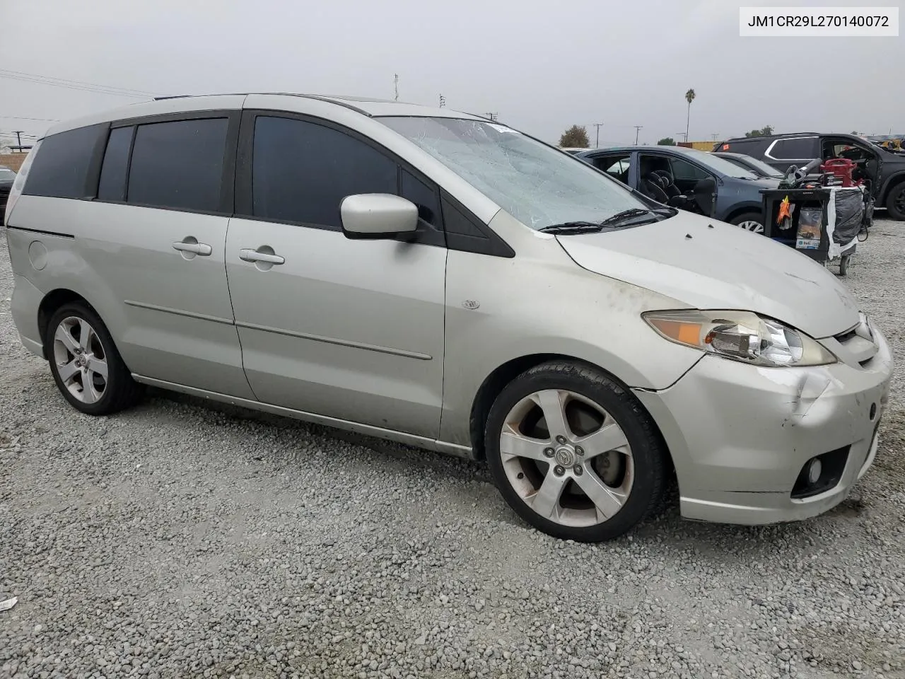 2007 Mazda 5 VIN: JM1CR29L270140072 Lot: 76424754