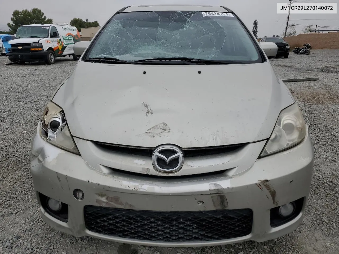 2007 Mazda 5 VIN: JM1CR29L270140072 Lot: 76424754