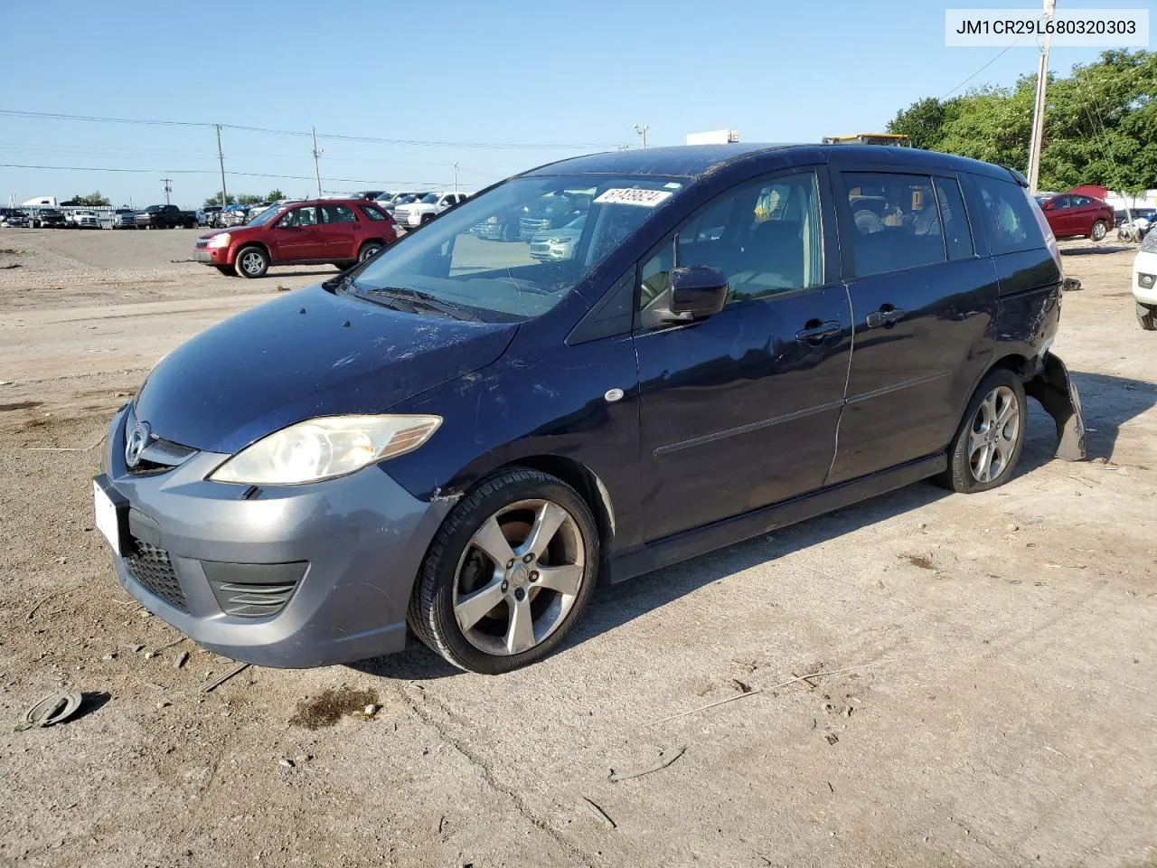 2008 Mazda 5 VIN: JM1CR29L680320303 Lot: 61439824