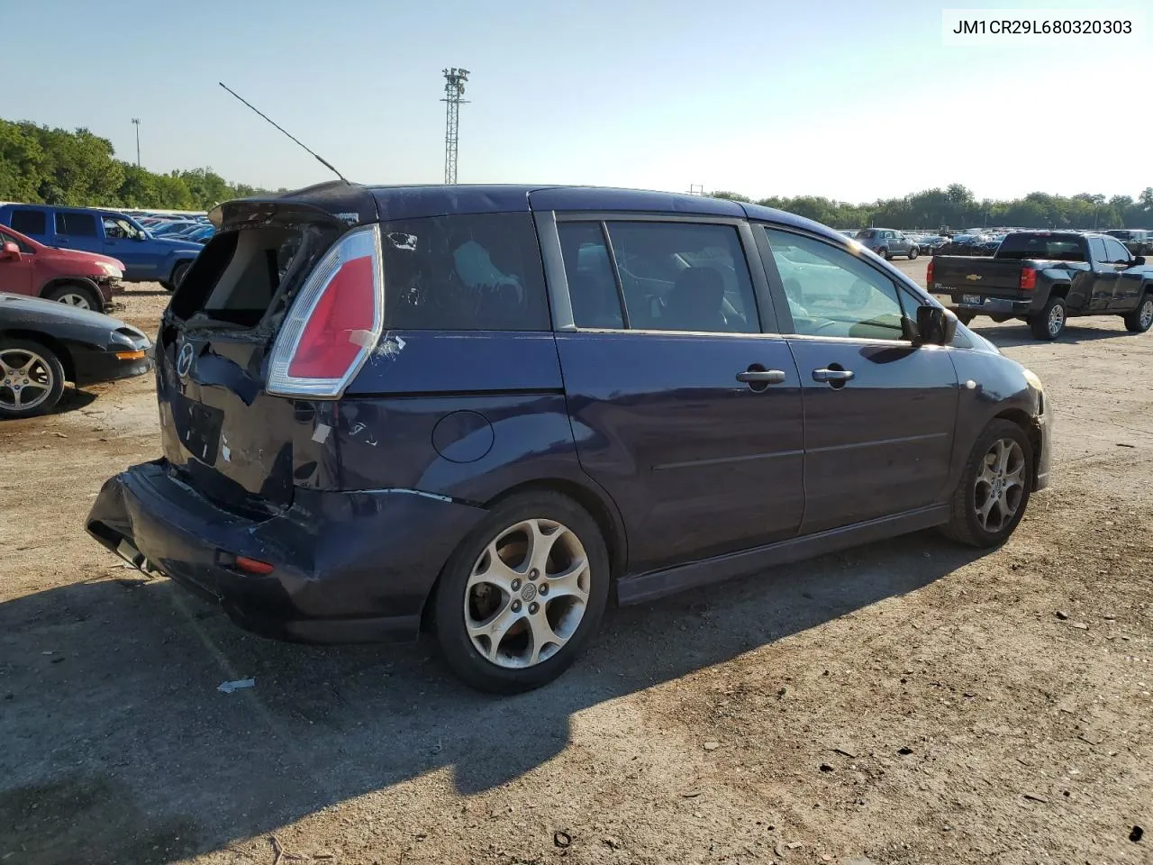 2008 Mazda 5 VIN: JM1CR29L680320303 Lot: 61439824