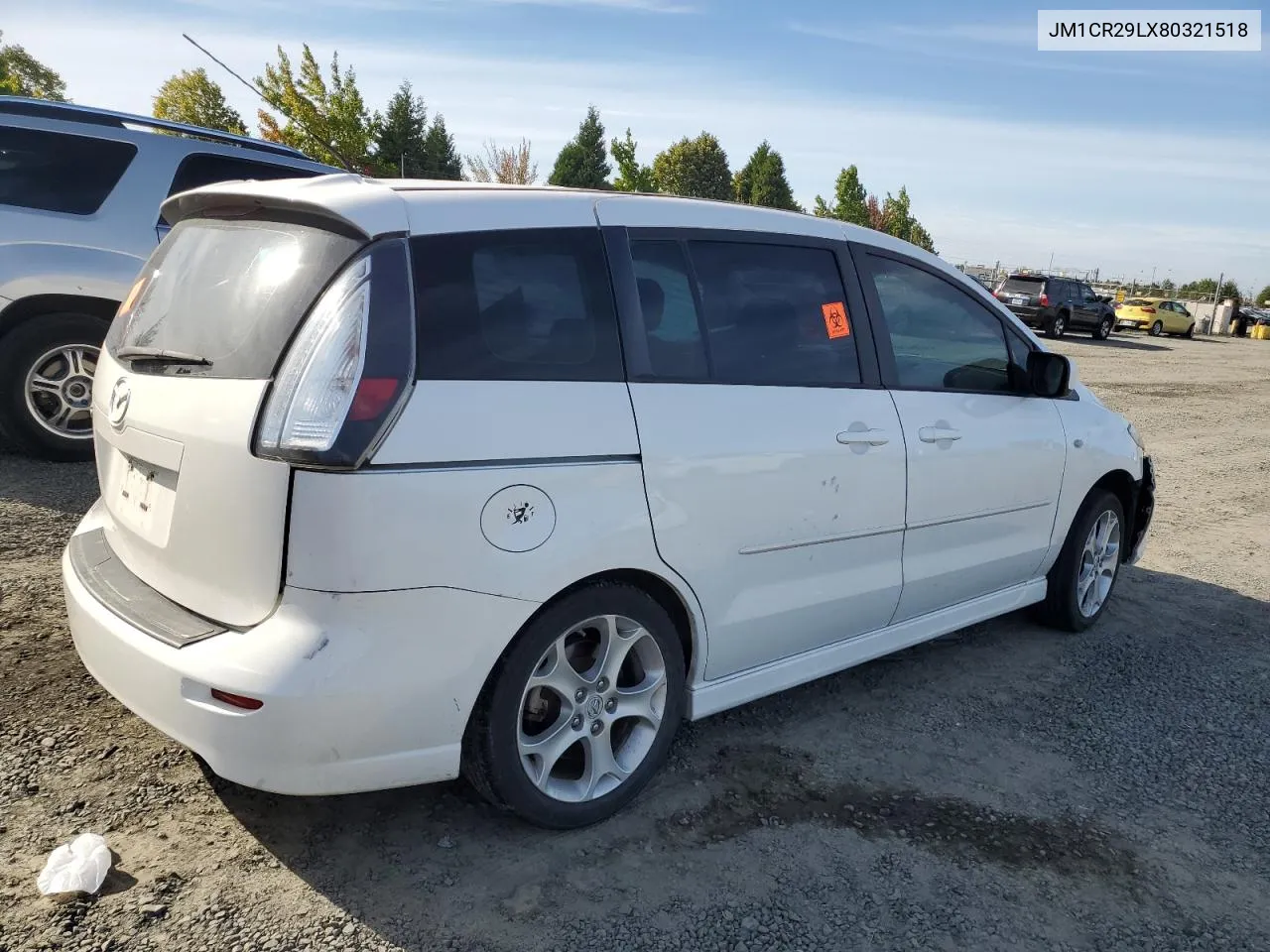 2008 Mazda 5 VIN: JM1CR29LX80321518 Lot: 71459374