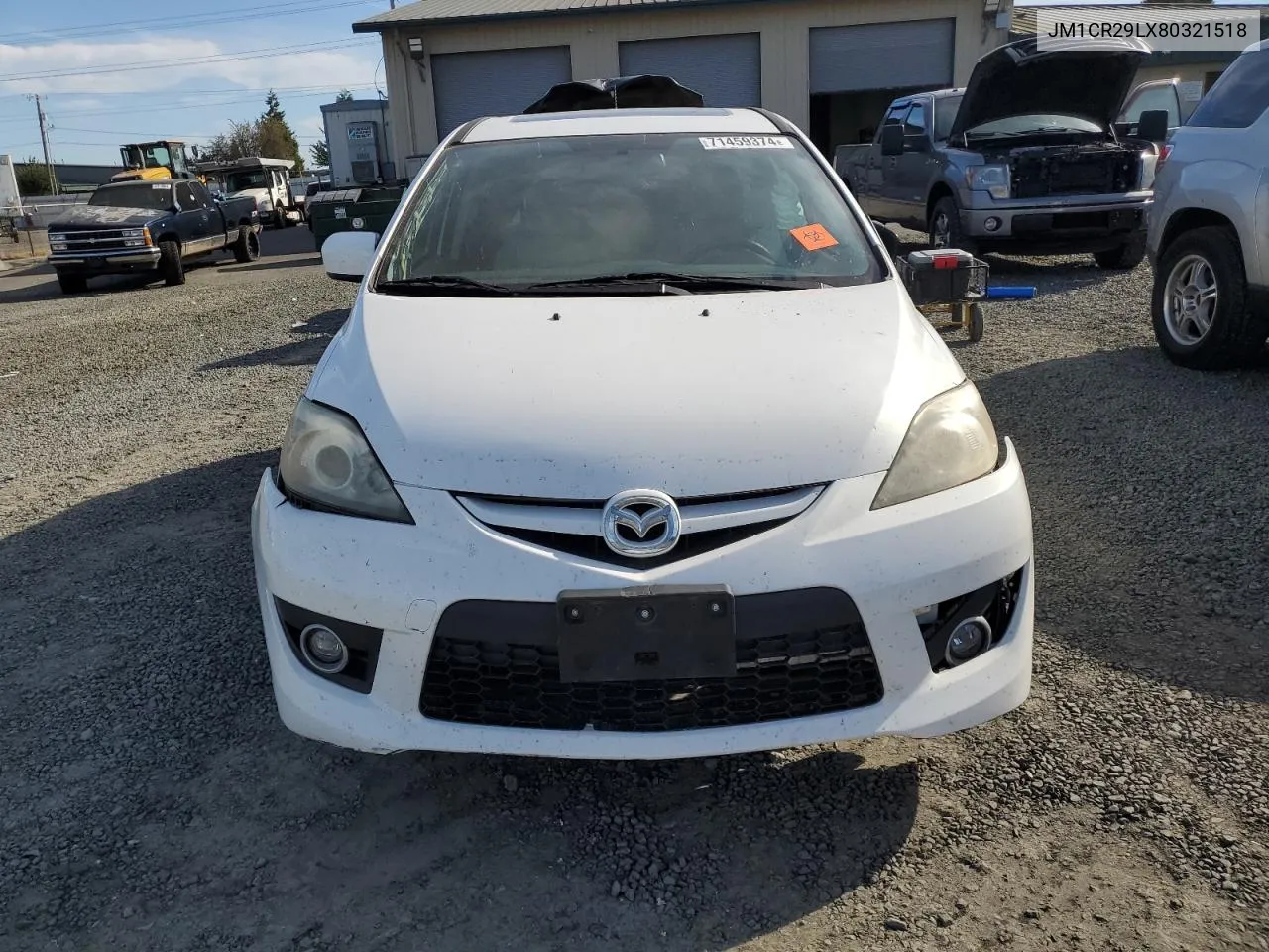 2008 Mazda 5 VIN: JM1CR29LX80321518 Lot: 71459374