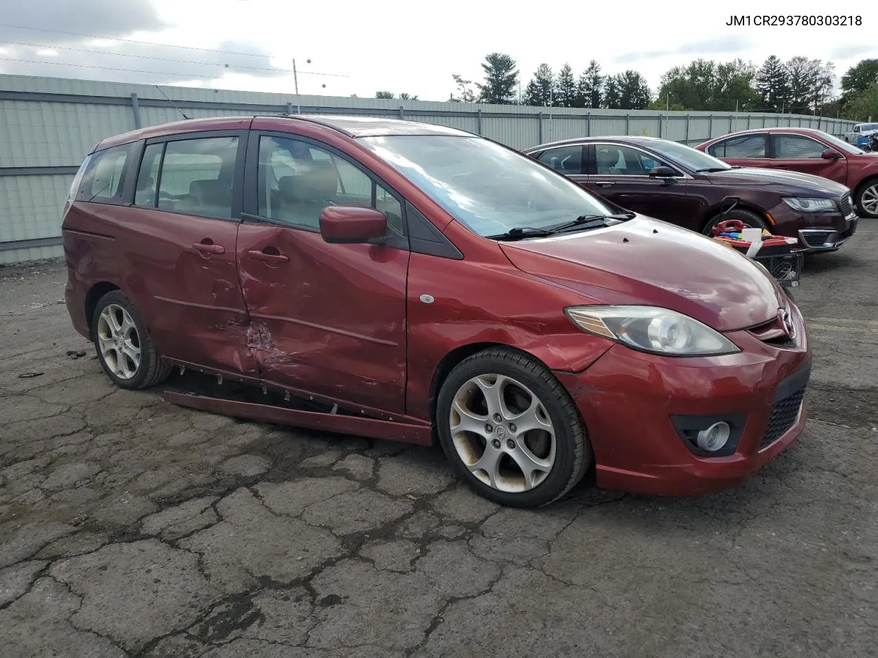 2008 Mazda 5 VIN: JM1CR293780303218 Lot: 73722064