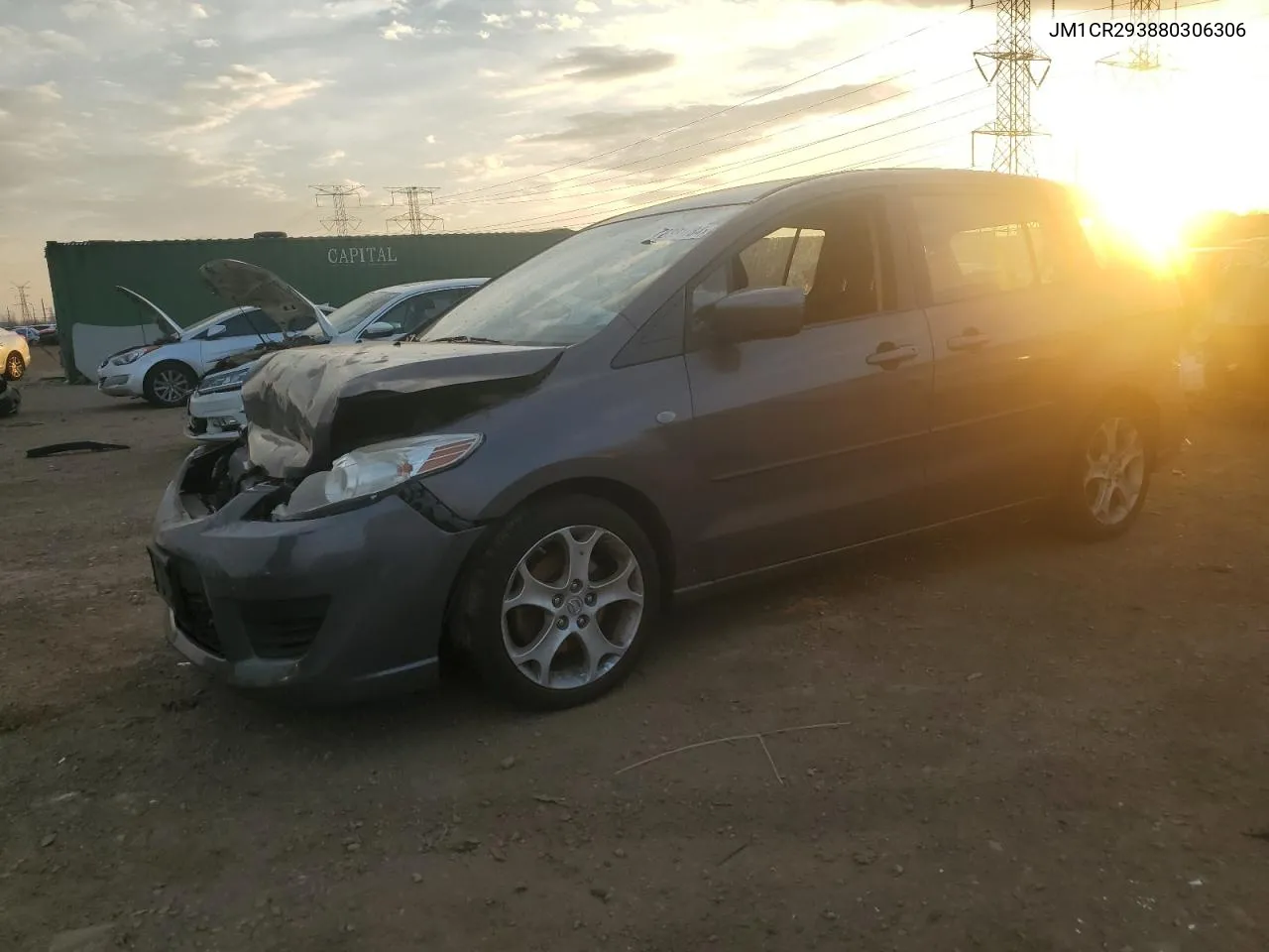 2008 Mazda 5 VIN: JM1CR293880306306 Lot: 78331784