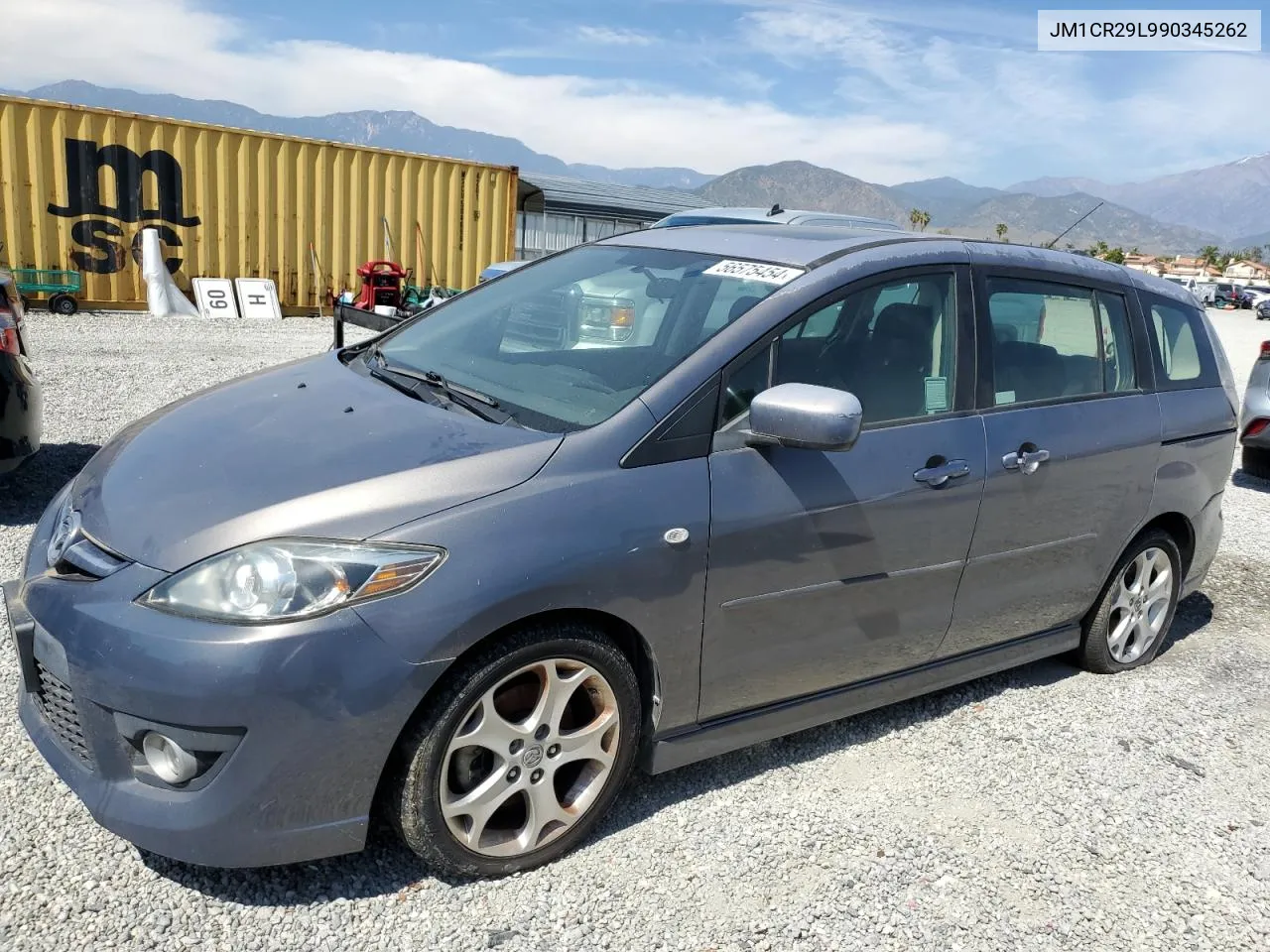 2009 Mazda 5 VIN: JM1CR29L990345262 Lot: 56575454