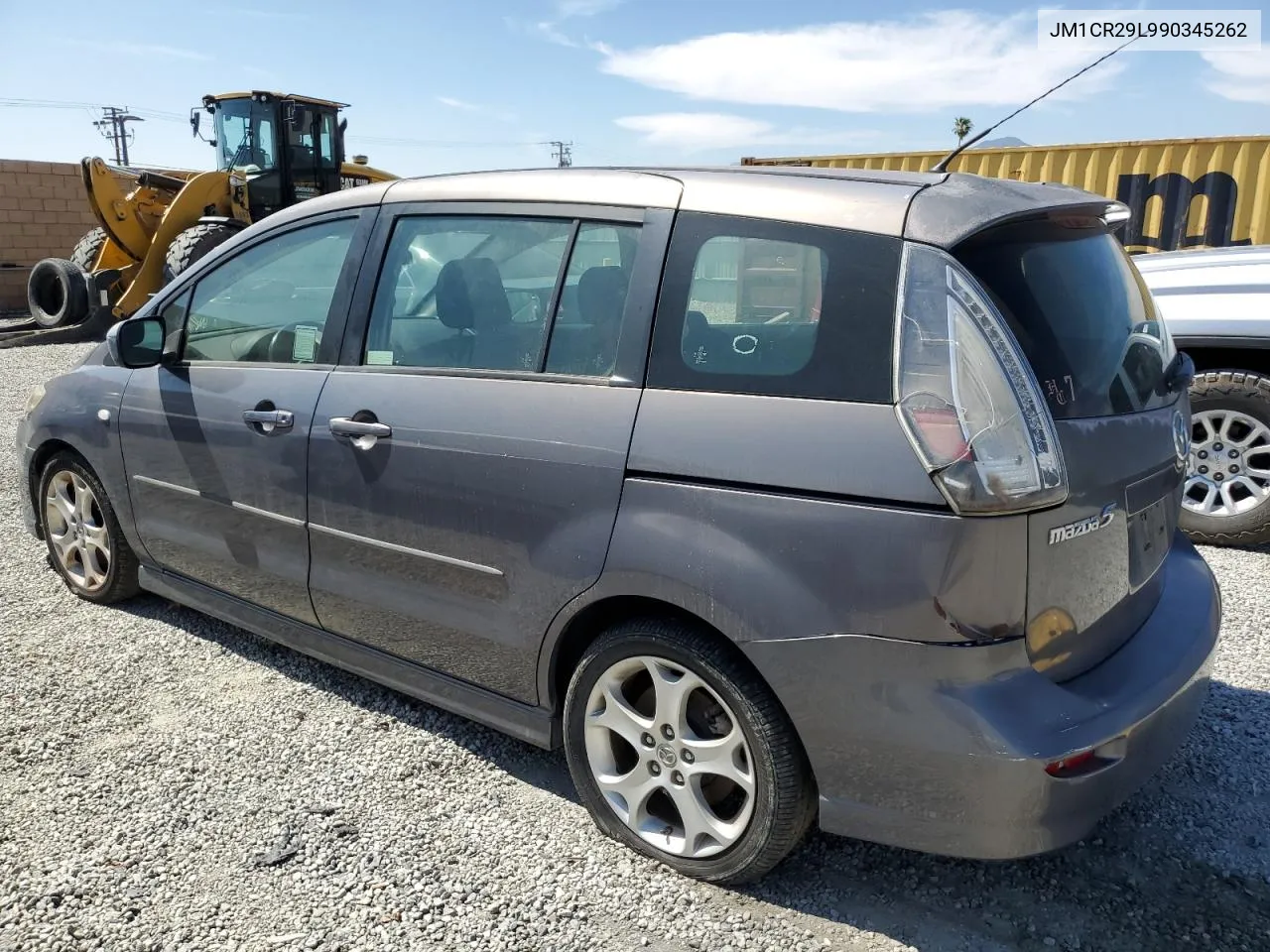 2009 Mazda 5 VIN: JM1CR29L990345262 Lot: 56575454