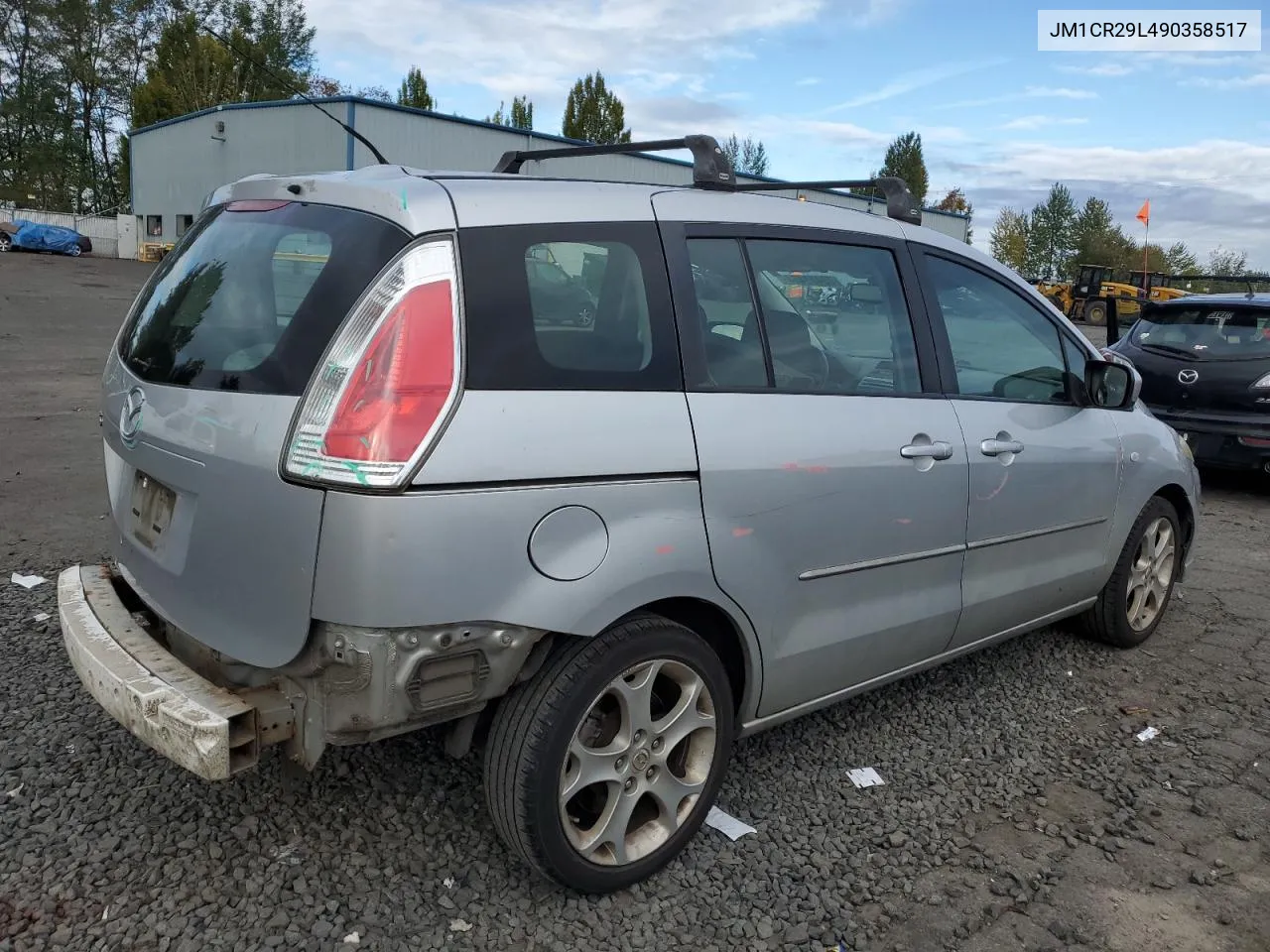 2009 Mazda 5 VIN: JM1CR29L490358517 Lot: 75451454