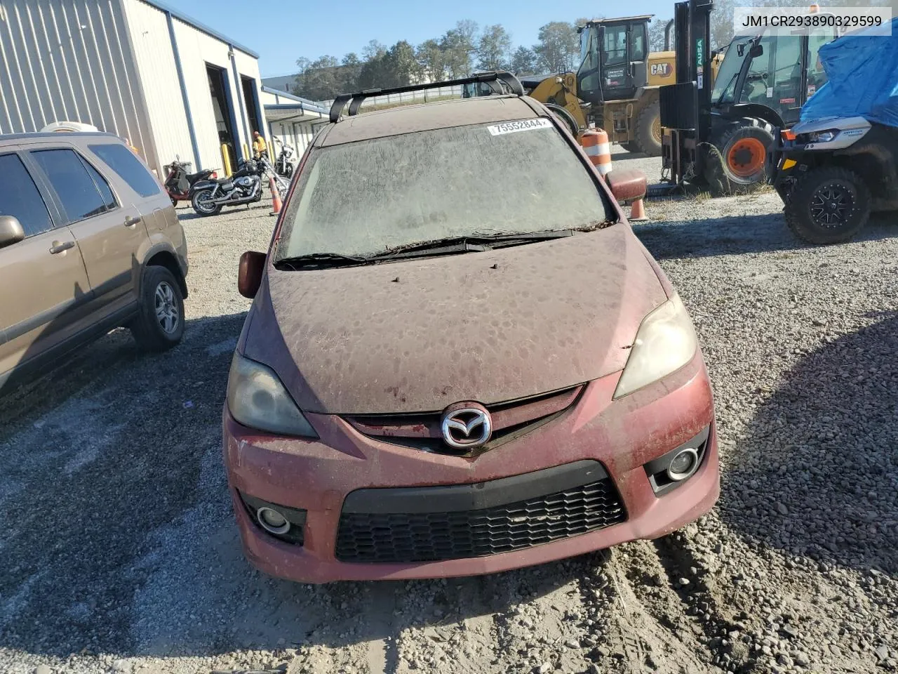 2009 Mazda 5 VIN: JM1CR293890329599 Lot: 75552844