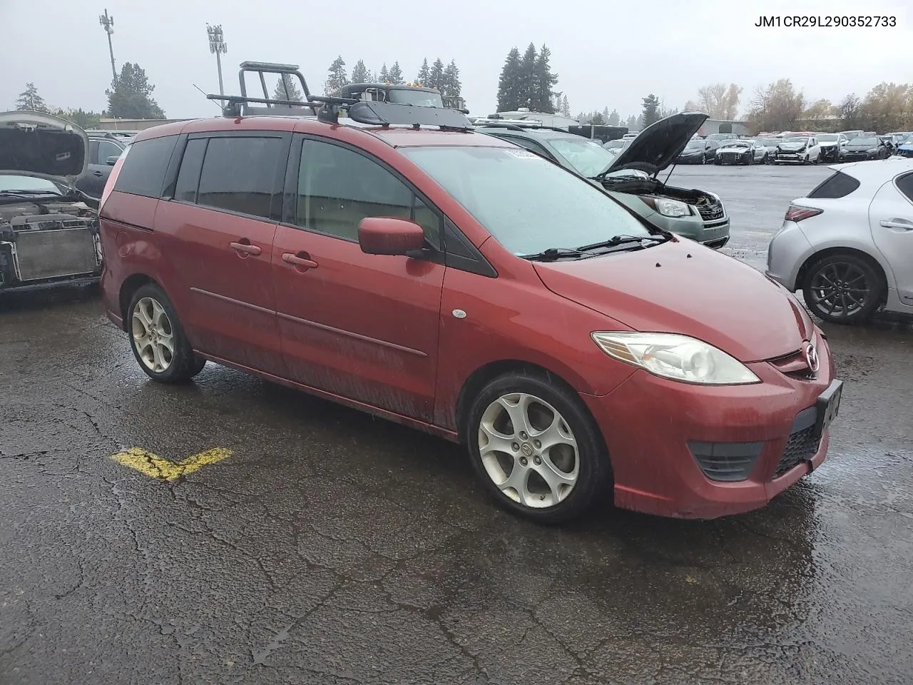 2009 Mazda 5 VIN: JM1CR29L290352733 Lot: 80075944