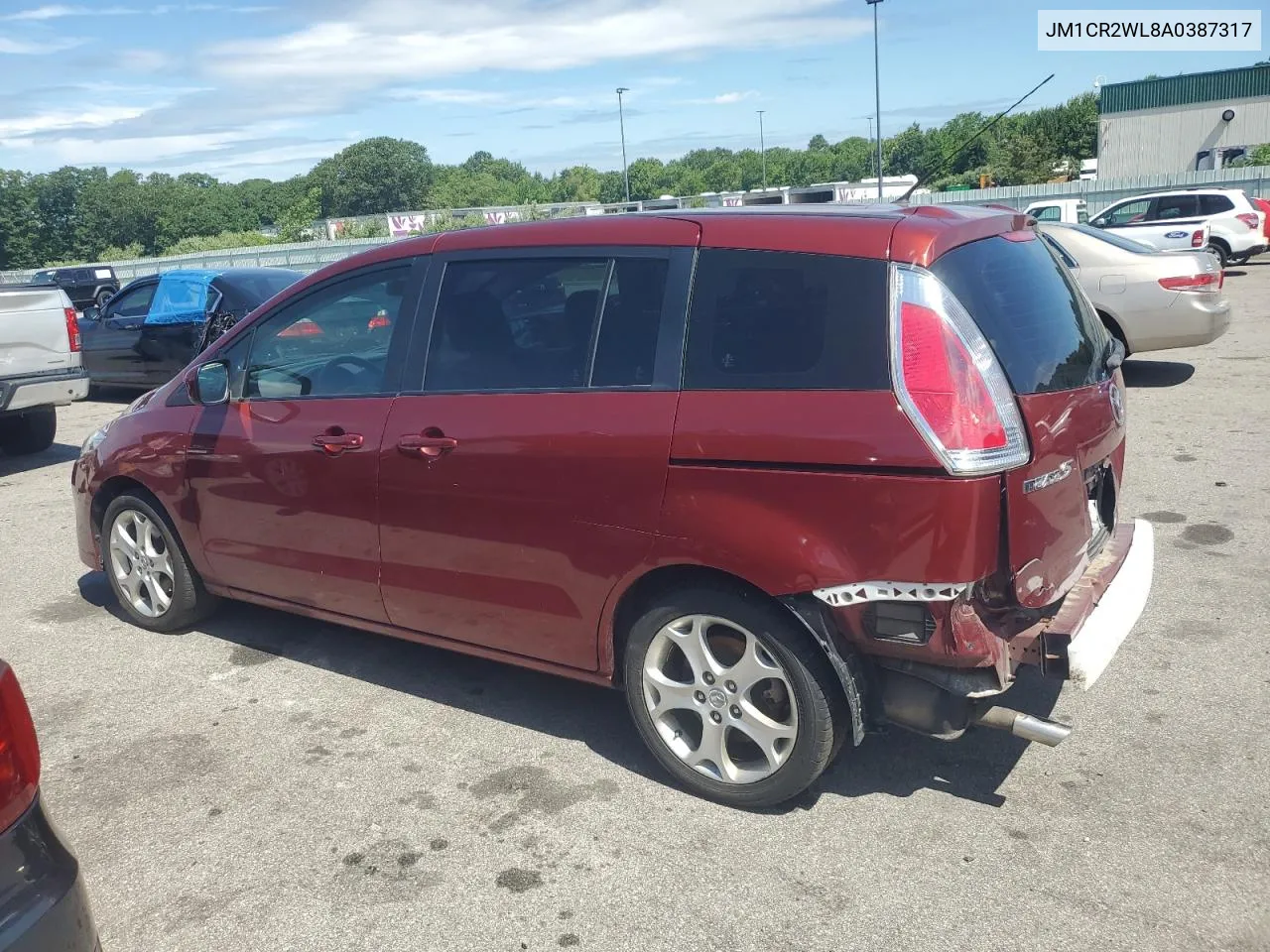 2010 Mazda 5 VIN: JM1CR2WL8A0387317 Lot: 62794694