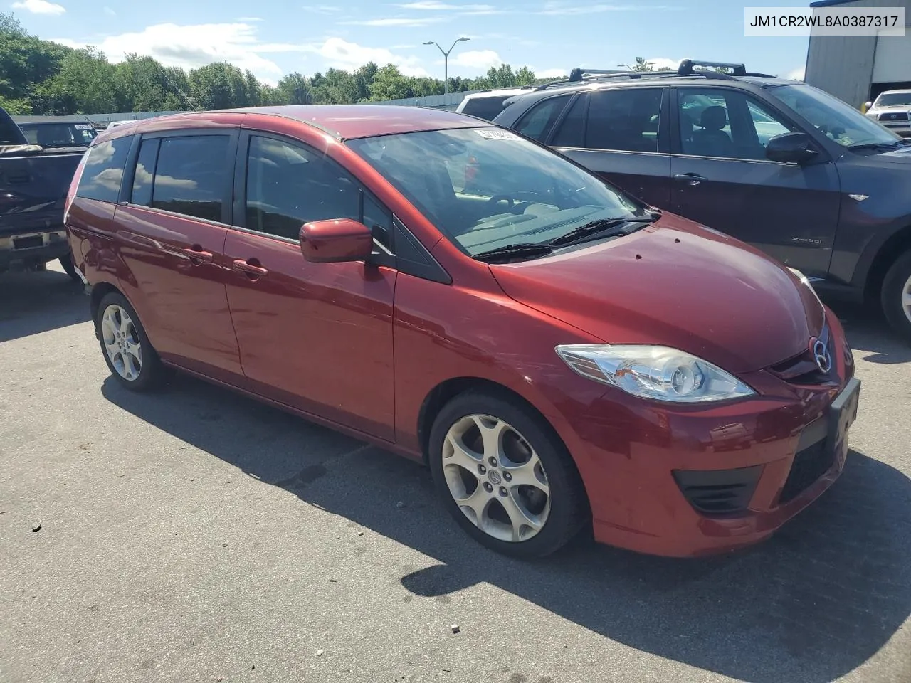 2010 Mazda 5 VIN: JM1CR2WL8A0387317 Lot: 62794694