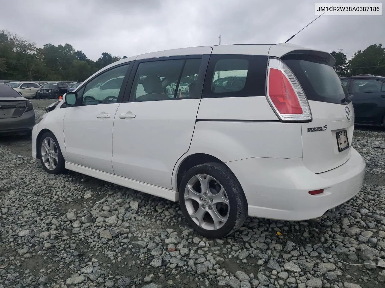 2010 Mazda 5 VIN: JM1CR2W38A0387186 Lot: 71248204