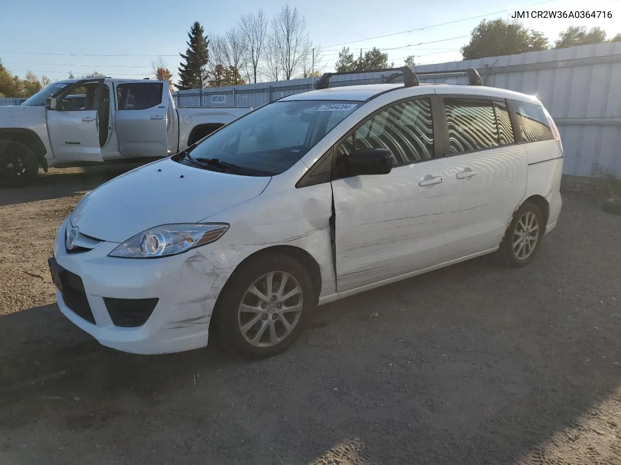 2010 Mazda 5 VIN: JM1CR2W36A0364716 Lot: 72644204