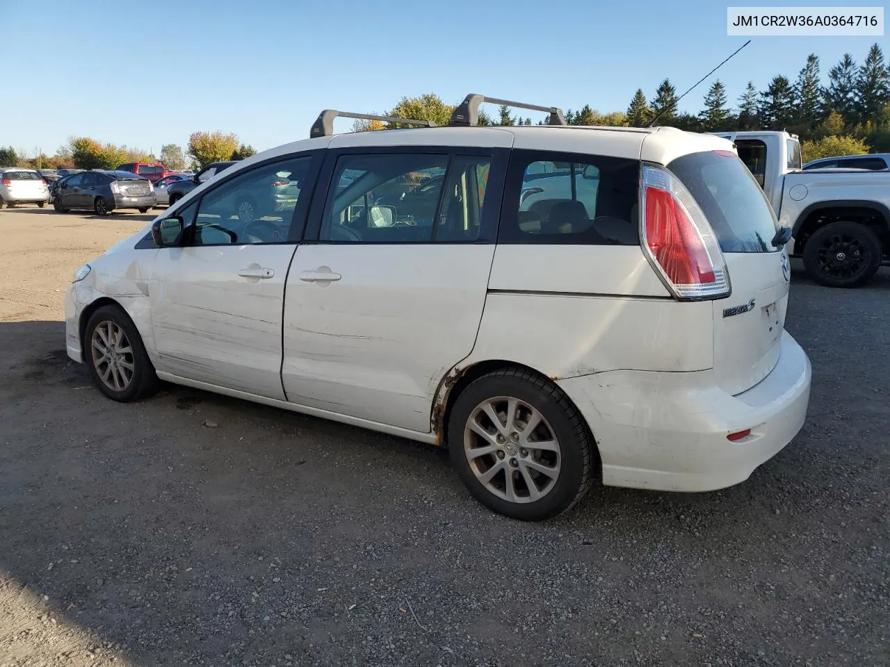 2010 Mazda 5 VIN: JM1CR2W36A0364716 Lot: 72644204