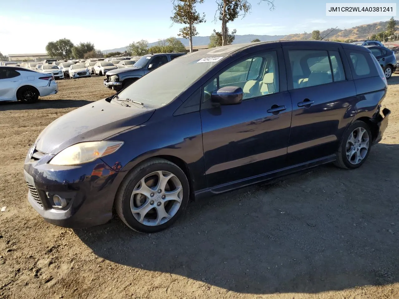 2010 Mazda 5 VIN: JM1CR2WL4A0381241 Lot: 74842744