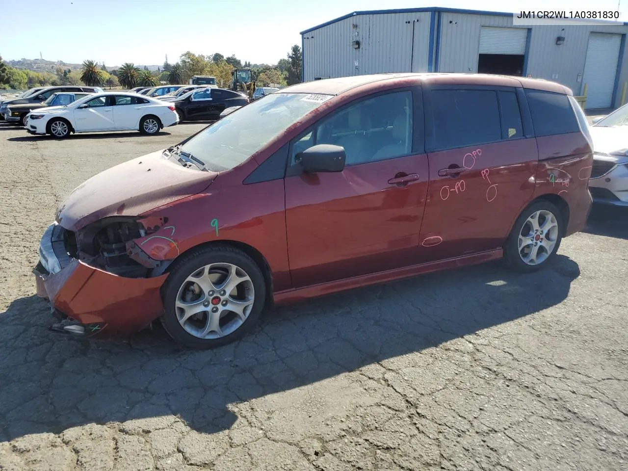 2010 Mazda 5 VIN: JM1CR2WL1A0381830 Lot: 75285824