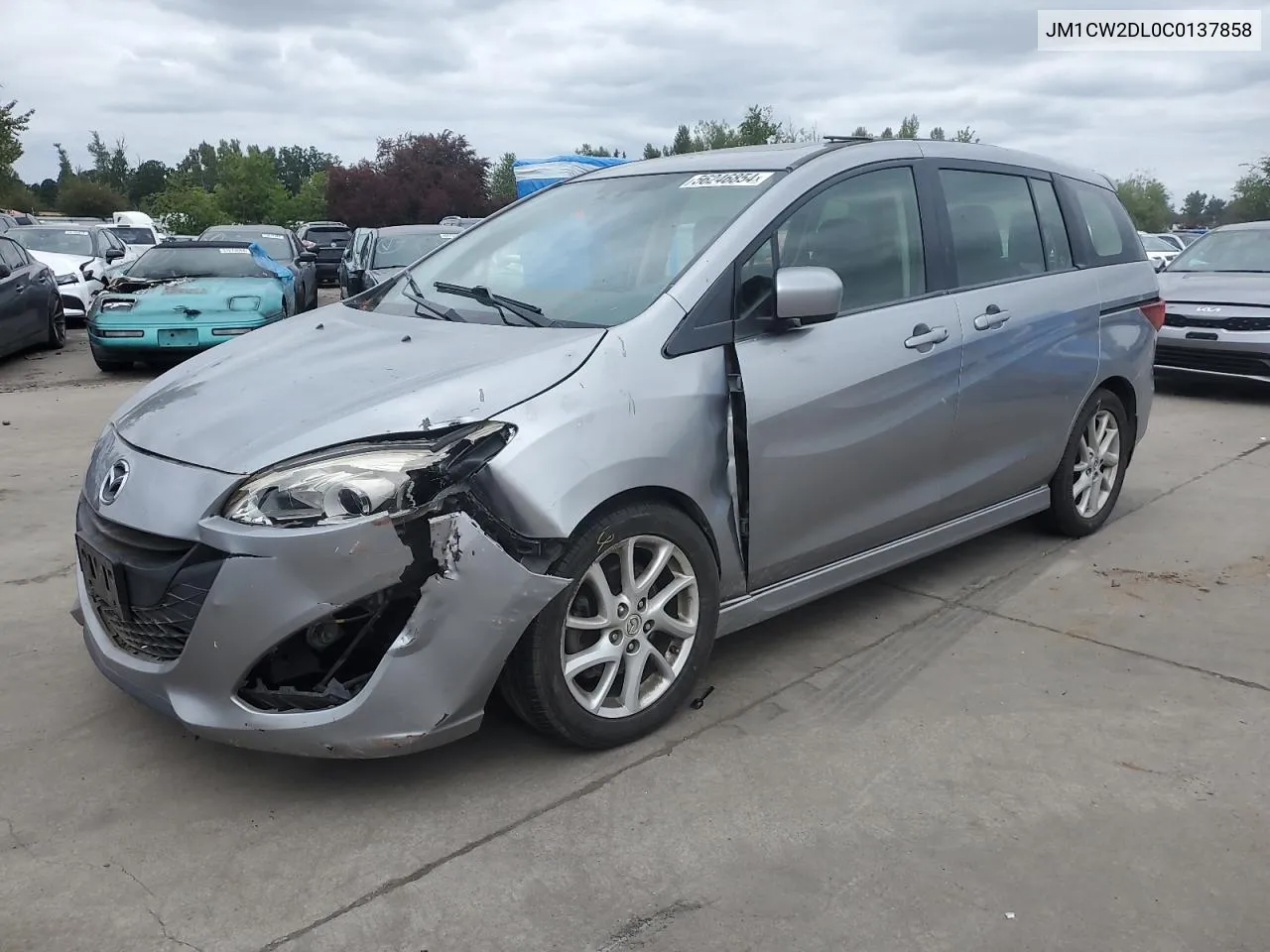 2012 Mazda 5 VIN: JM1CW2DL0C0137858 Lot: 56246854