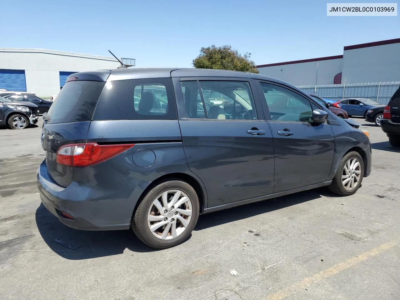 2012 Mazda 5 VIN: JM1CW2BL0C0103969 Lot: 64404424