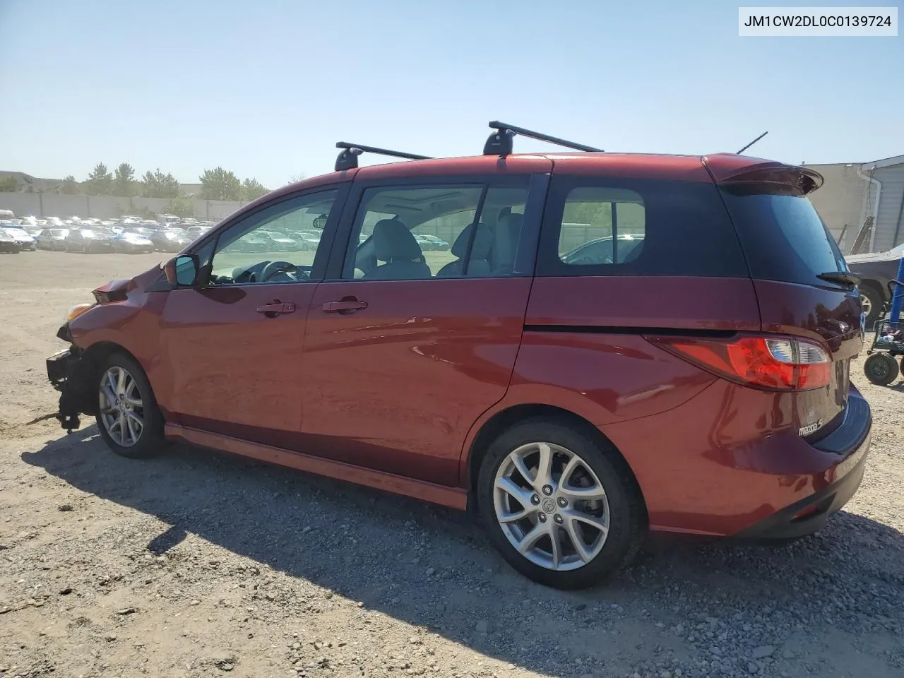 2012 Mazda 5 VIN: JM1CW2DL0C0139724 Lot: 70640054