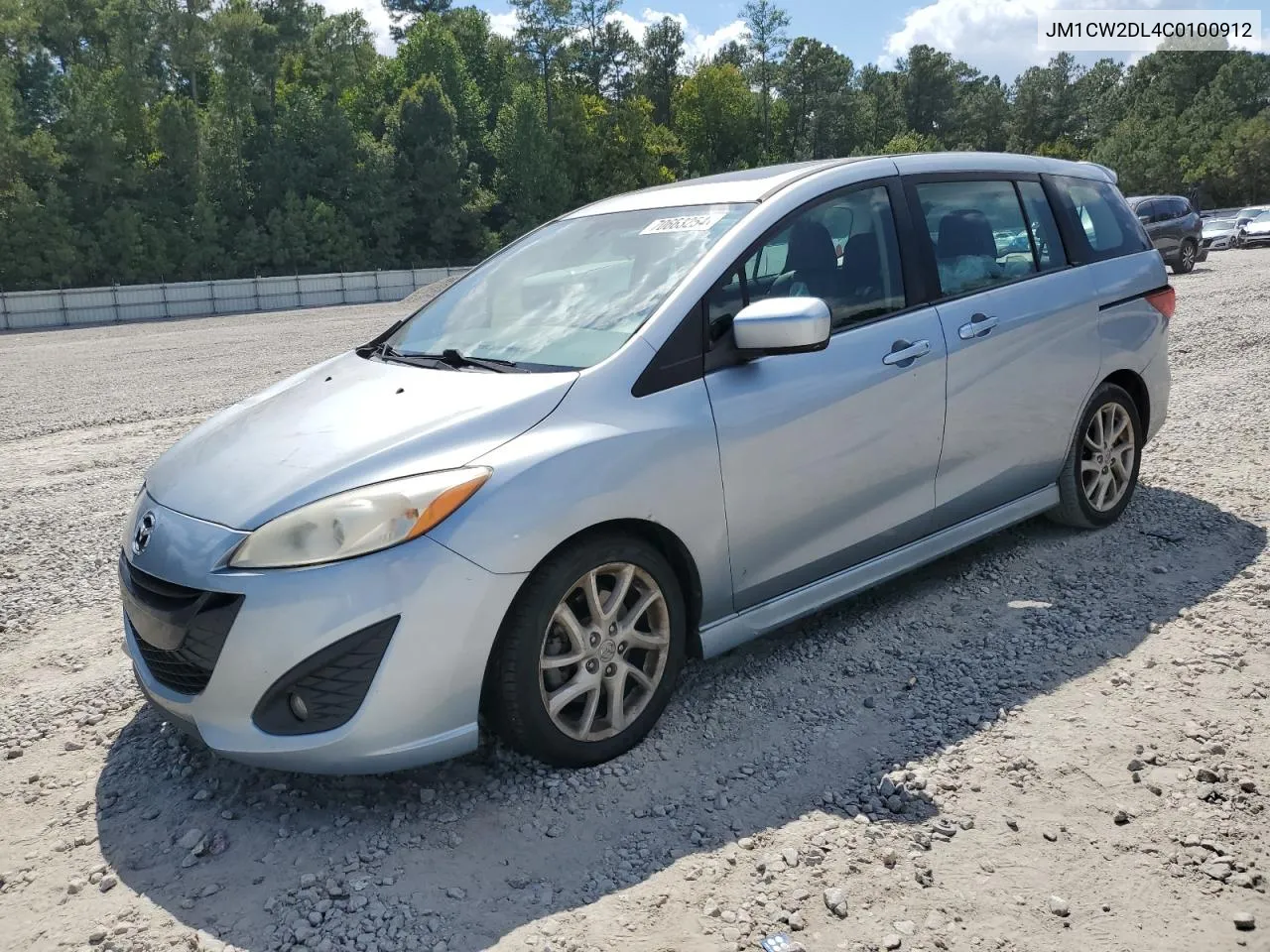 2012 Mazda 5 VIN: JM1CW2DL4C0100912 Lot: 70663254