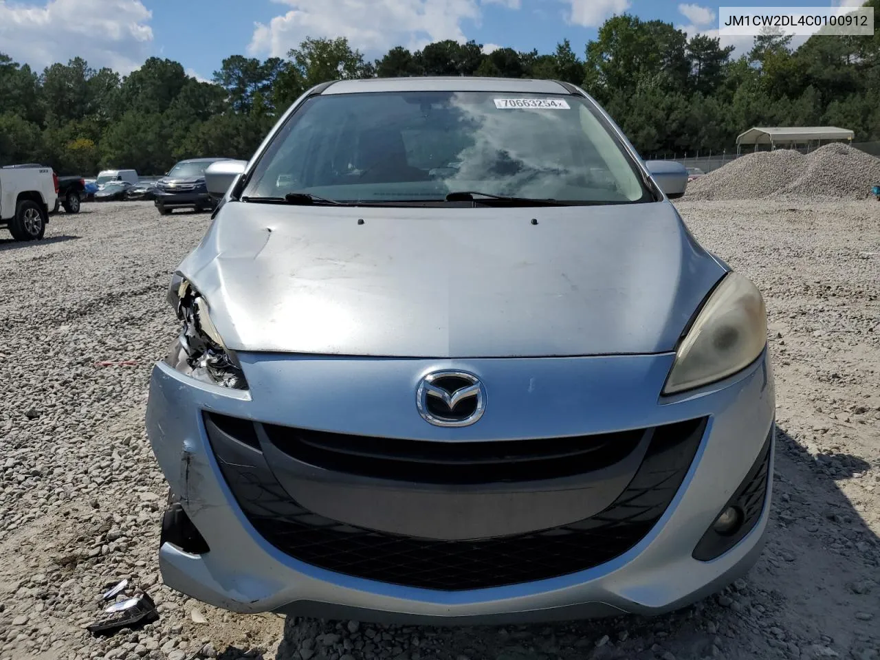 2012 Mazda 5 VIN: JM1CW2DL4C0100912 Lot: 70663254