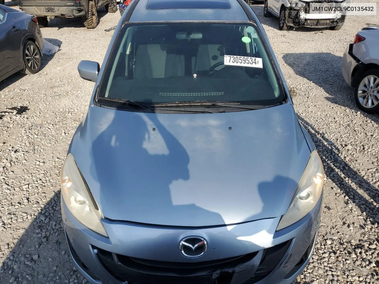 2012 Mazda 5 VIN: JM1CW2CL9C0135432 Lot: 73059534