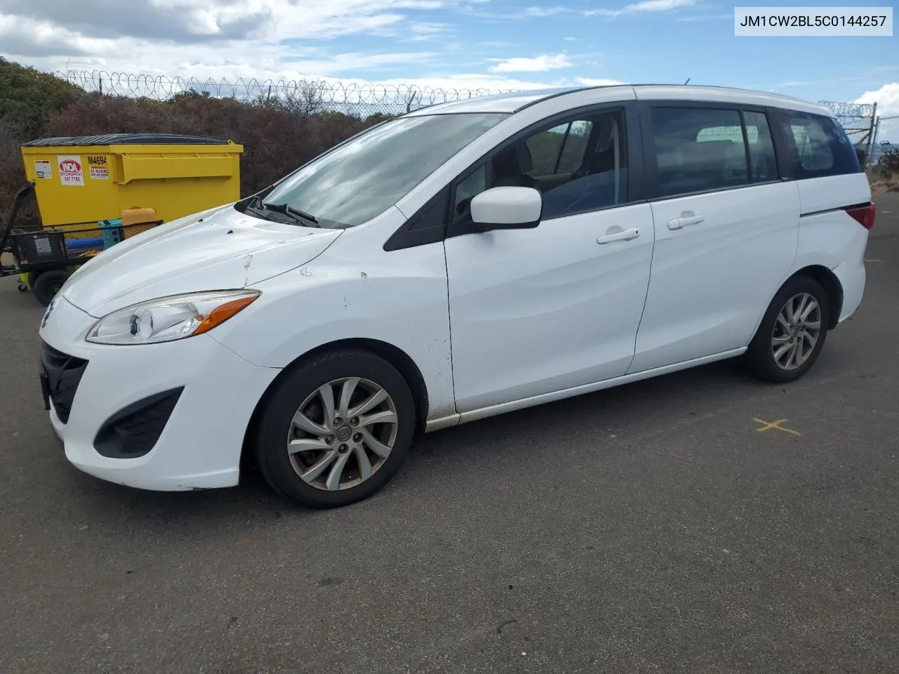 2012 Mazda 5 VIN: JM1CW2BL5C0144257 Lot: 74226994