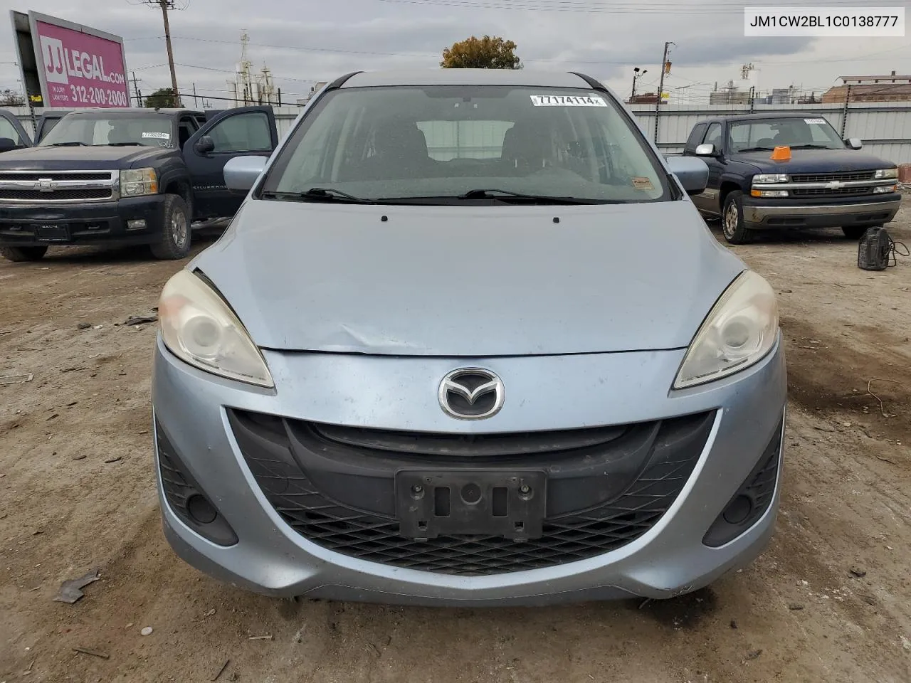 2012 Mazda 5 VIN: JM1CW2BL1C0138777 Lot: 77174114