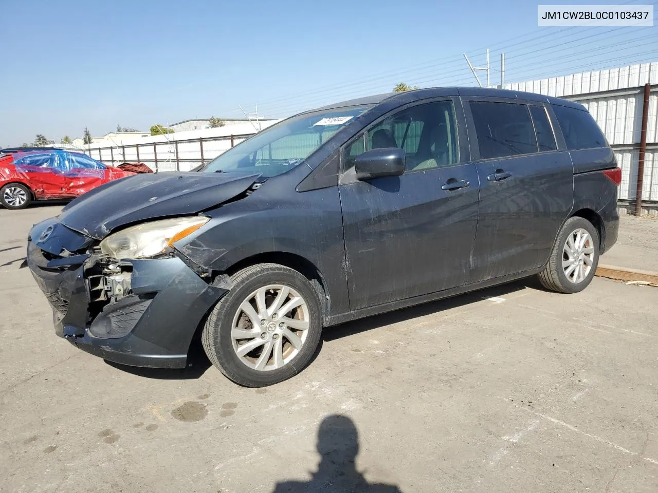 2012 Mazda 5 VIN: JM1CW2BL0C0103437 Lot: 77916444