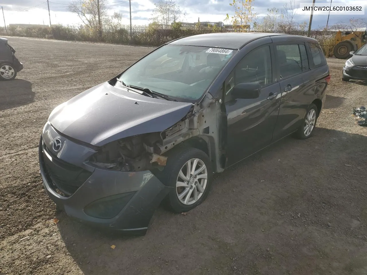 2012 Mazda 5 VIN: JM1CW2CL6C0103652 Lot: 79064864